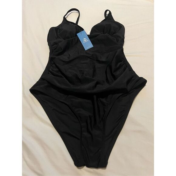 NWT Cupshe black one piece swimsuit - Picture 1 of 6